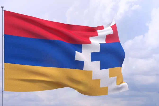 Bandera de Artsakh.