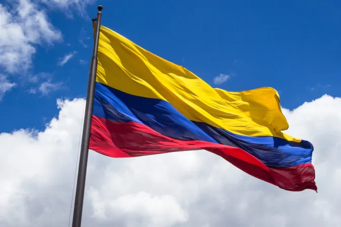 Bandera de Colombia.