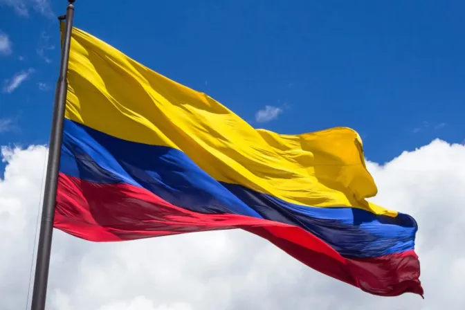 Bandera de Colombia.