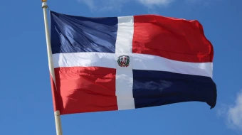 Bandera dominicana.