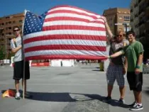 La bandera del 11/9 (foto ACI Prensa)