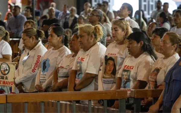 Misa con familiares de desaparecidos. Crédito: Basílica de Guadalupe