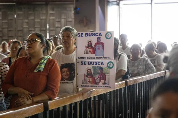 Misa con familiares de desaparecidos. Crédito: Basílica de Guadalupe