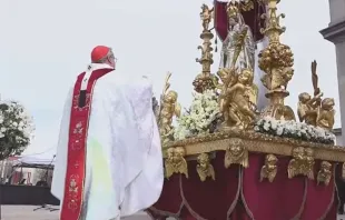 El Cardenal Ángel Rossi presidió la ceremonia de elevación a Basílica del Santuario de Nuestra Señora de la Consolata Crédito: Página de Facebook/Obispado de Río Cuarto