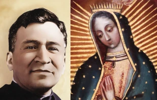 Beato Moisés Lira. Crédito: Arquidiócesis de México Virgen de Guadalupe. Crédito: Dominio Público - Wikimedia Commons