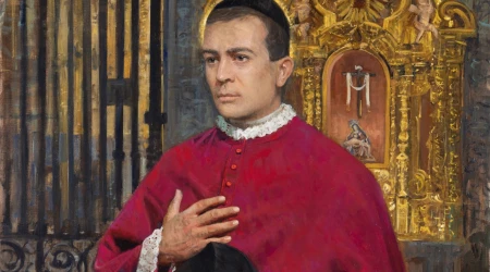 Retrato del Beato José Torres Padilla cofundador de la Compañía de la Cruz.