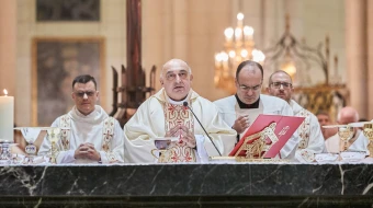 Mons. Enrique Benavent, Arzobispo de Valencia (España), preside una Misa por las víctimas de la DANA.