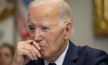 El presidente Joe Biden habla con los medios de comunicación sobre la respuesta federal a los incendios forestales de Los Ángeles en la Casa Blanca el 9 de enero de 2025, en Washington D.C. (Estados Unidos).