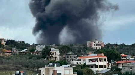 Bombardeos en el sur del Líbano en septiembre de 2024.