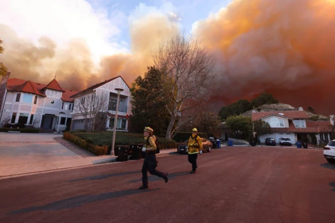 Incendio forestal en LA - Getty