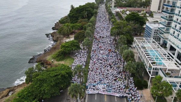 Caminata “Un Paso por mi Familia”. Crédito: Arquidiócesis de Santo Domingo