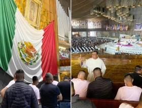 Jóvenes encarcelados recibieron un permiso especial para visitar a la Virgen de Guadalupe