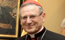 El Cardenal Angelo Amato.