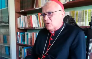El Cardenal Porras resaltó que los ciudadanos venezolanos hoy sufren las consecuencias “de una situación que se generó a finales del siglo pasado”. Crédito: Conferencia Episcopal Venezolana.