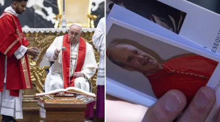 Misa de exequias del Cardenal Cordes con el Papa Francisco 18032024