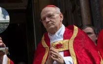 Cardenal Peter Erdö, arzobispo de Esztergom-Budapest (Hungría).