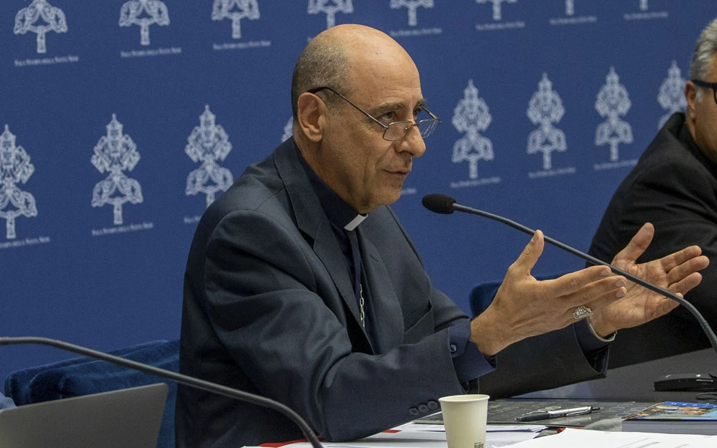 Cardenal Víctor "Tucho" Fernández, prefecto del Dicasterio para la Doctrina de la Fe, habla sobre Garabandal, en la rueda de prensa sobre Medjugorje, realizada en el Vaticano el 19 de septiembre de 2024.?w=200&h=150