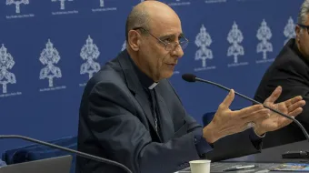 Cardenal Víctor "Tucho" Fernández, prefecto del Dicasterio para la Doctrina de la Fe.