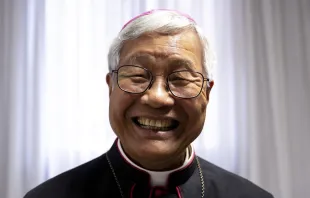 Cardenal Lázaro You Heung sik, prefecto del Dicasterio para el Clero en el Vaticano. Crédito: Daniel Ibáñez / EWTN News