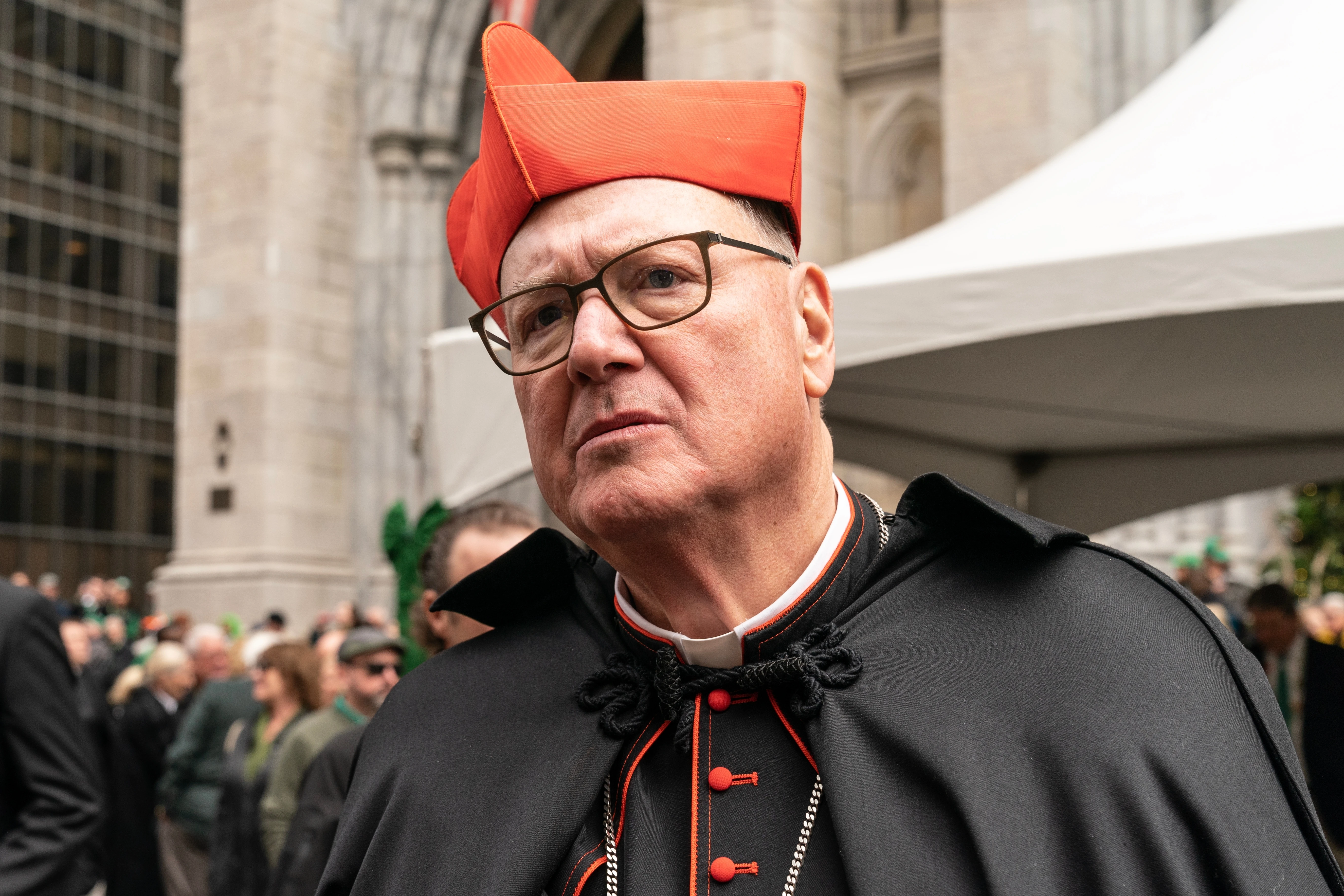 Cardinal Dolan comments on the controversial funeral at New York Cathedral