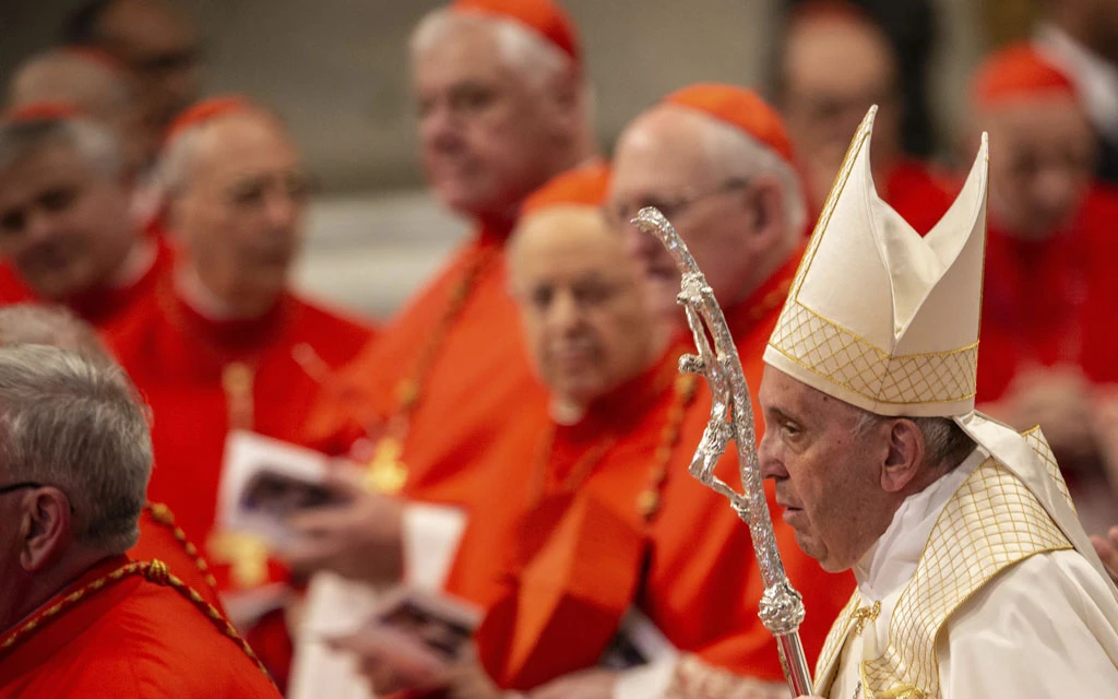 El Papa Francisco en una Misa en la Basílica de San Pedro con un grupo de cardenales?w=200&h=150