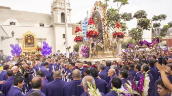 Procesión del Señor de los Milagros.