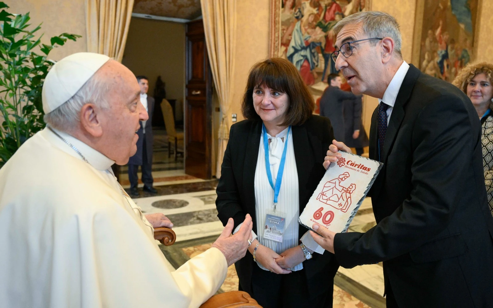 Imagen de la audiencia con Cáritas de Toledo esta mañana en el Vaticano?w=200&h=150