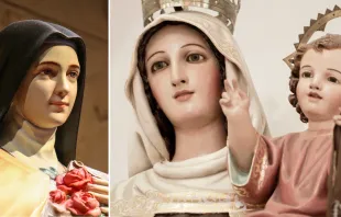 Santa Teresa de Lisieux y la Virgen del Carmen Crédito: Immaculate / Car_be - Shutterstock