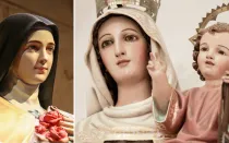 Santa Teresa de Lisieux y la Virgen del Carmen