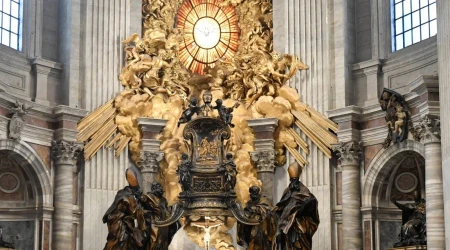 Altar de la Cátedra en la Basílica de San Pedro