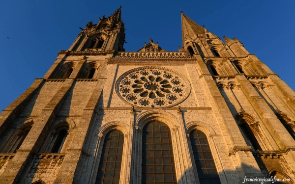 La fachada de la Catedral de Notre-Dame de Chartres en Francia. Crédito: Cortesía.