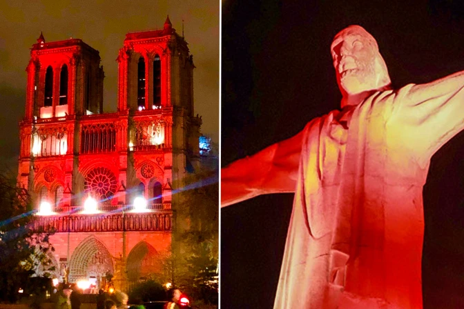 La Catedral de Notre Dame (Francia) y el Cristo de Cali (Colombia).