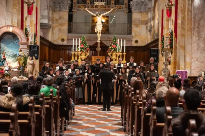 Vigilia de preparación a la Navidad en Jerusalén