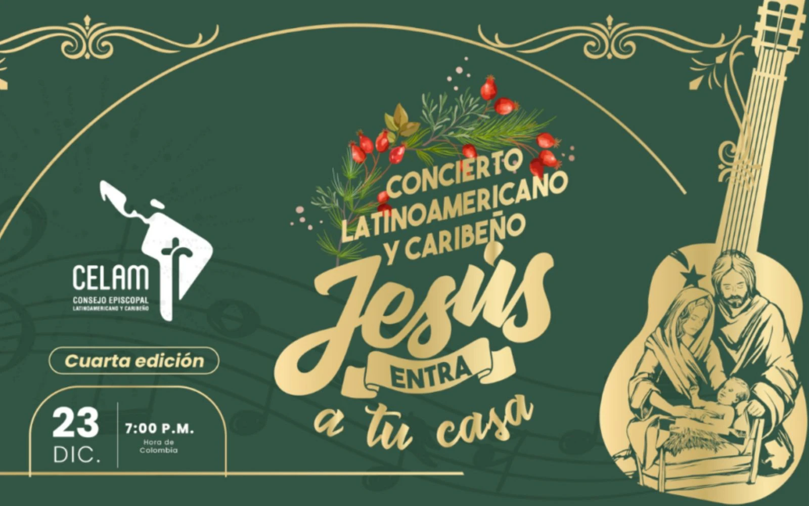 Por 4to año consecutivo, el Celam anuncia su Concierto de Navidad 2024: “Jesús entra a tu casa”.?w=200&h=150