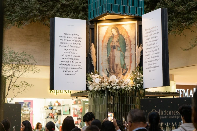 México: Rezan el Rosario en honor a Virgen de Guadalupe