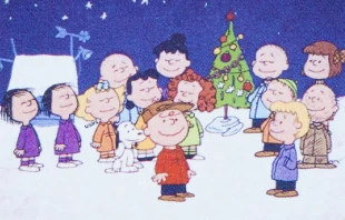 Postal de la “La Navidad de Charlie Brown”. Crédito: Shutterstock