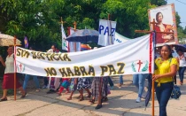 Marcha diocesana por la paz en el estado de Chiapas