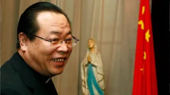 El arzobispo Li Shan de Pekín, presidente de la Asociación Patriótica Católica China, la organización católica estatal en China continental controlada por el Departamento de Trabajo del Frente Unido del PCCh.