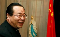 El arzobispo Li Shan de Pekín, presidente de la Asociación Patriótica Católica China, la organización católica estatal en China continental controlada por el Departamento de Trabajo del Frente Unido del PCCh.