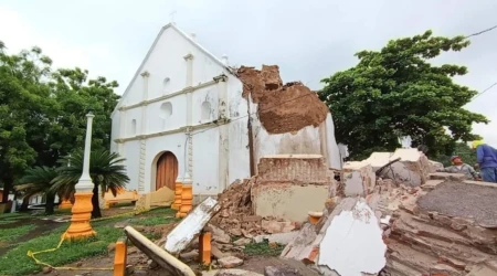 Se derrumba iglesia de 1522: Lanzan maratón solidario para reconstruirla en Honduras