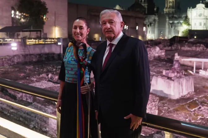 Claudia Sheinbaum y Andrés Manuel López Obrador