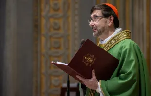 El Cardenal José Cobo en la toma de posesión de su título cardenalicio en Roma Crédito: Daniel Ibáñez/ ACI Prensa