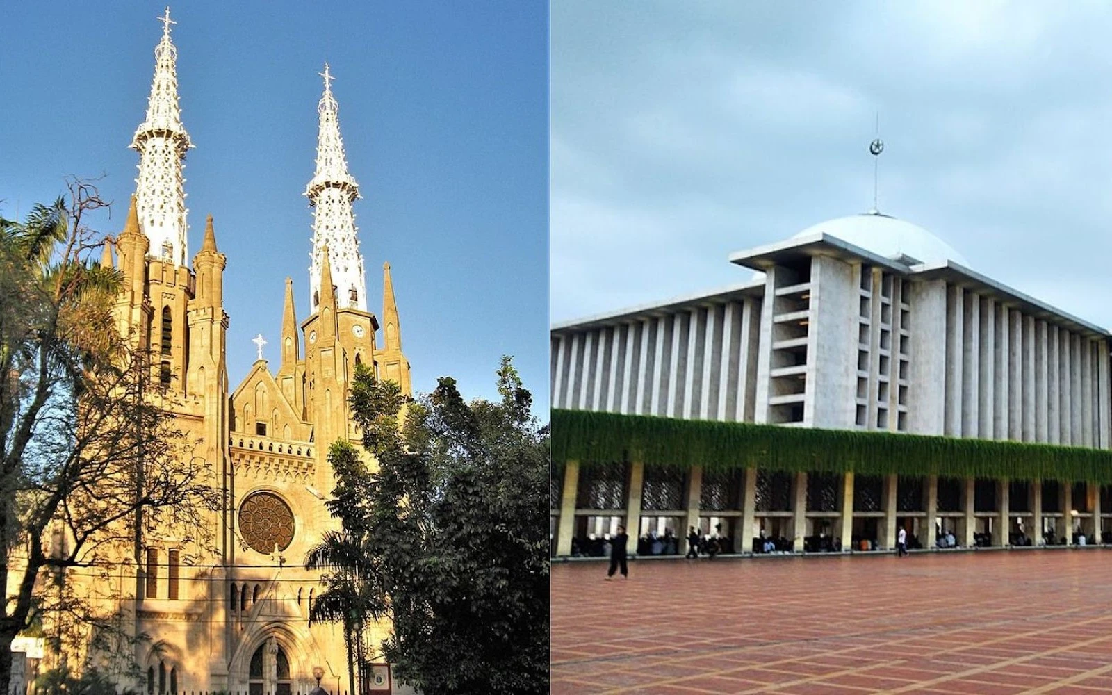 Imagen de la Catedral de Nuestra Señora de la Asunción y de la Mezquita Istiqlal de Yakarta?w=200&h=150