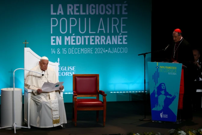 El Papa Francisco en el discurso “Religiosidad popular en el Mediterráneo”