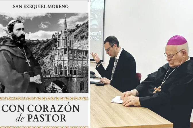 La portada del libro Con Corazón de Pastor y los presentadores en Costa Rica 13082024