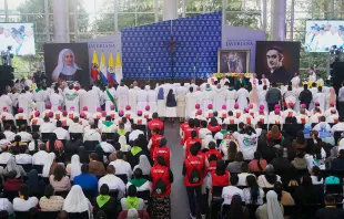 Ceremonia de envío durante la clausura del XIII Congreso Nacional Misionero de Colombia. Crédito: Eduardo Berdejo (ACI).