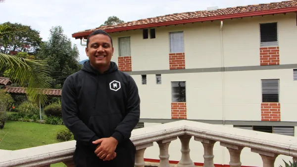 Jorge Alfredo Brito, del Seminario Nacional Cristo Sacerdote, en La Ceja, Antioquia. Crédito: ACN Colombia – John Camacho