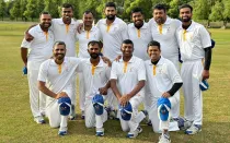 El equipo de cricket del Vaticano durante su gira en Inglaterra