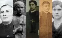 Mateo Correa Magallanes, P. José Trinidad Rangel Montaño, San José María Robles, San David Uribe Velasco, Ma de la Luz Cirenia Camacho González