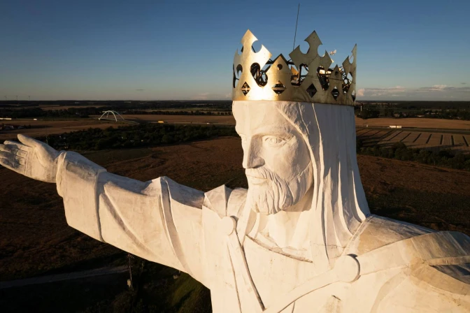 Imagen de Cristo Rey en Polonia